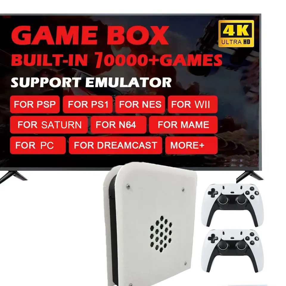 وحدة تحكم ألعاب ريترو 1T M15 Batocera I3-311 70000 + ألعاب لأجهزة Wii PS2 PSP GameCube N64 مقبض لاسلكي Windows11 تشغيل على التلفزيون