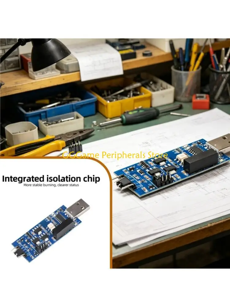 U55B USB to TTL Adapter Module Support 153600Bps 5V 3.3V 2.5V 1.8V Easy Wiring