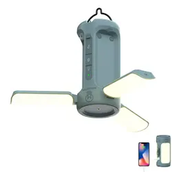 MOSLIGHTING Foldable Camping Lantern Portable Light 9000mAh Rechargeable Hanging Lamp Camping Lighting Outdoor Travel Flashlight