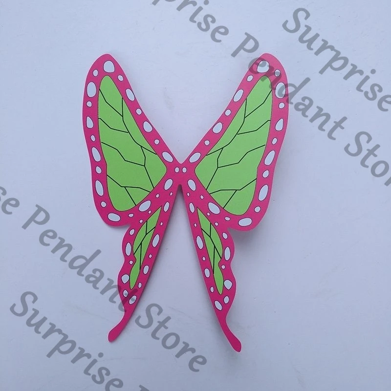 Demon Slayer colleagues ambitus Kochou Shinobu Cosplay Butterfly hair clip prop( Flat and folding versions )
