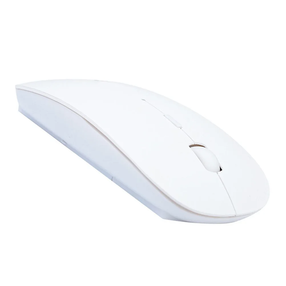 Souris sans fil 2.4G, fonctionne pour ordinateurs portables, tablettes, récepteur USB Nano, Compatible avec Pc, blanc
