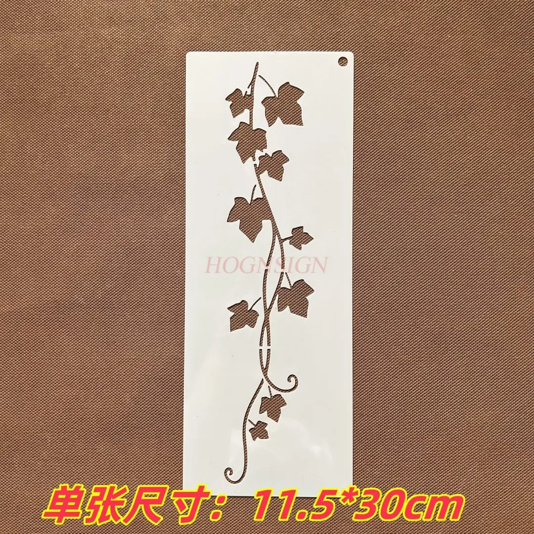 1pcs Plant, flower, lace, creative pattern, painting, wall painting, auxiliary spray painting, hollow out spray painting