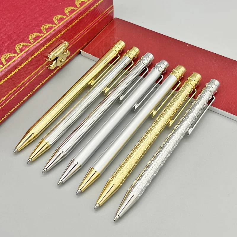 CT Fine Pole Metal Ballpoint Pen Classic Luxury Brand Business Office Writing Stationery