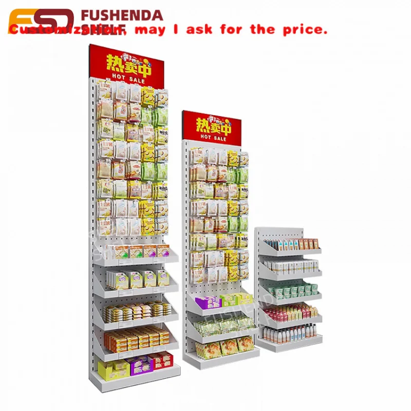 

custom.Light & Heavy Duty Metal & Wooden Display Shelf Supermarket Rack Vegetables Light Stand with Steel Material