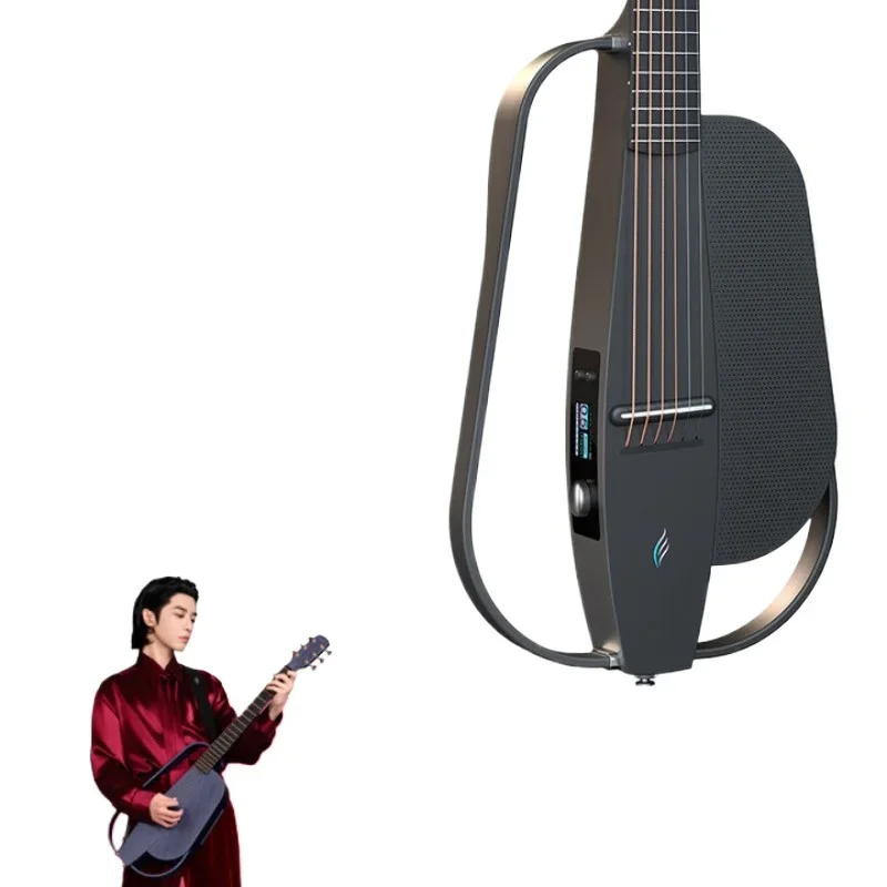 Smart Acoustic Guitar Carbon Fiber Beginner Boys and Girls 38 inches