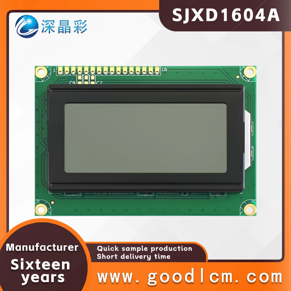 Russian language LCD 1604 character screen SJXD1604A FSTN White Positive 16*4 dot matrix LCD screen low-power LCM display module