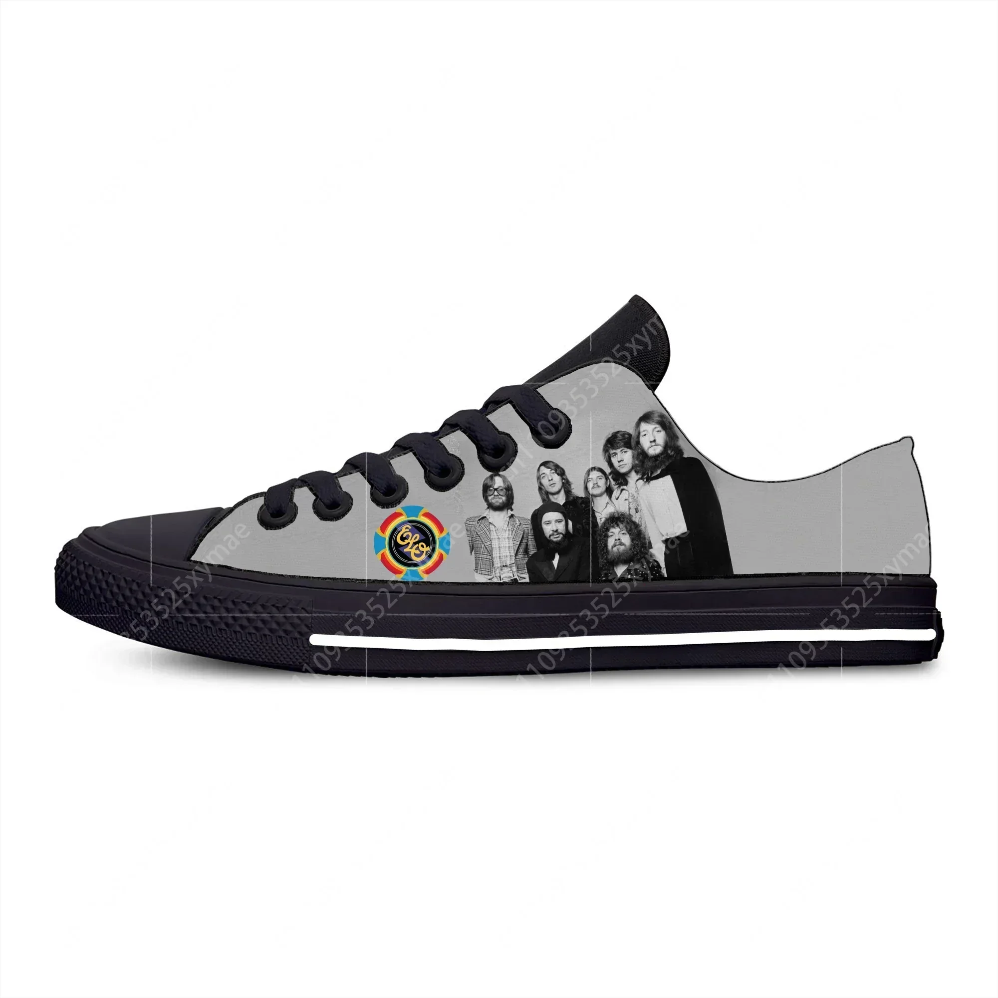 

Низкие кроссовки ELO для мужчин, женщин и подростков, повседневная обувь Electric Light Orchestra, кроссовки из ткани, легкая обувь с 3D-принтом