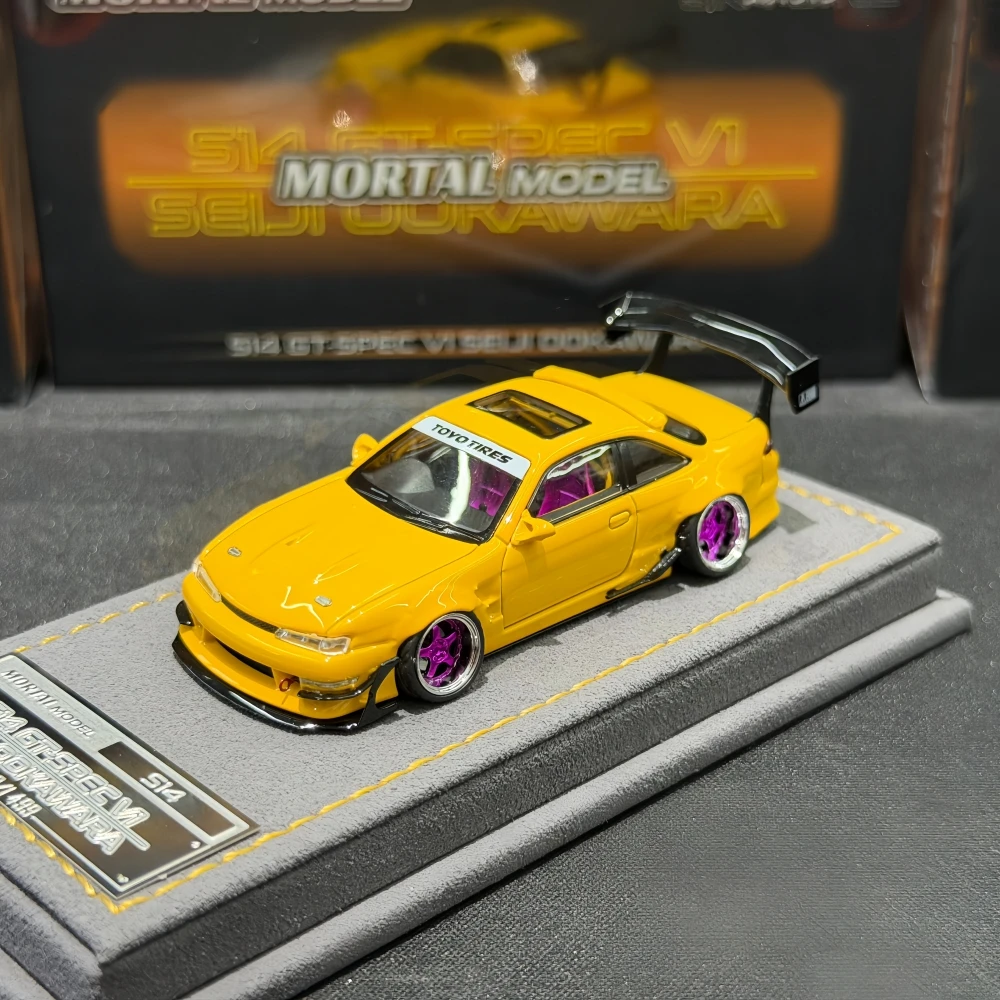 Mortal 1:64 S14 GT-SPEC V1 SEIKI OOKAWARA HEC Diecast Model Car