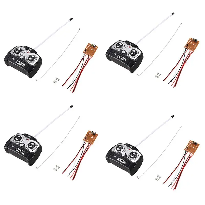 AS96-4X 5CH 27Mhz Remote Controller Unit Receiver Circuit Board+Remote Control For RC Tank Car Radio System