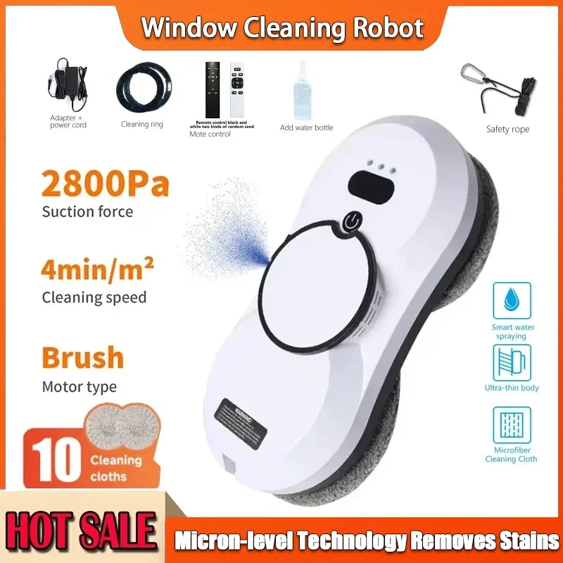 

Автоматический робот для мытья окон, распылитель воды, робот для очистки стекол от падения для дома