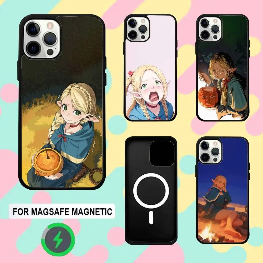 

D-Delicious Dungeon Marcille Phone Case For iPhone 16e,16,15,14,13,12,11,Plus,Pro,Max,Mini Magsafe Magnetic Wireless Charging