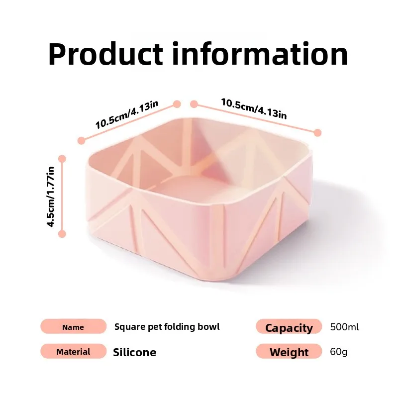 الحيوانات الأليفة خارج و حول وعاء مرفق القط الكلب للطي السلطانية سيليكون المحمولة في الهواء الطلق شرب الكلب وعاء طعام وعاء القط وعاء التخييم