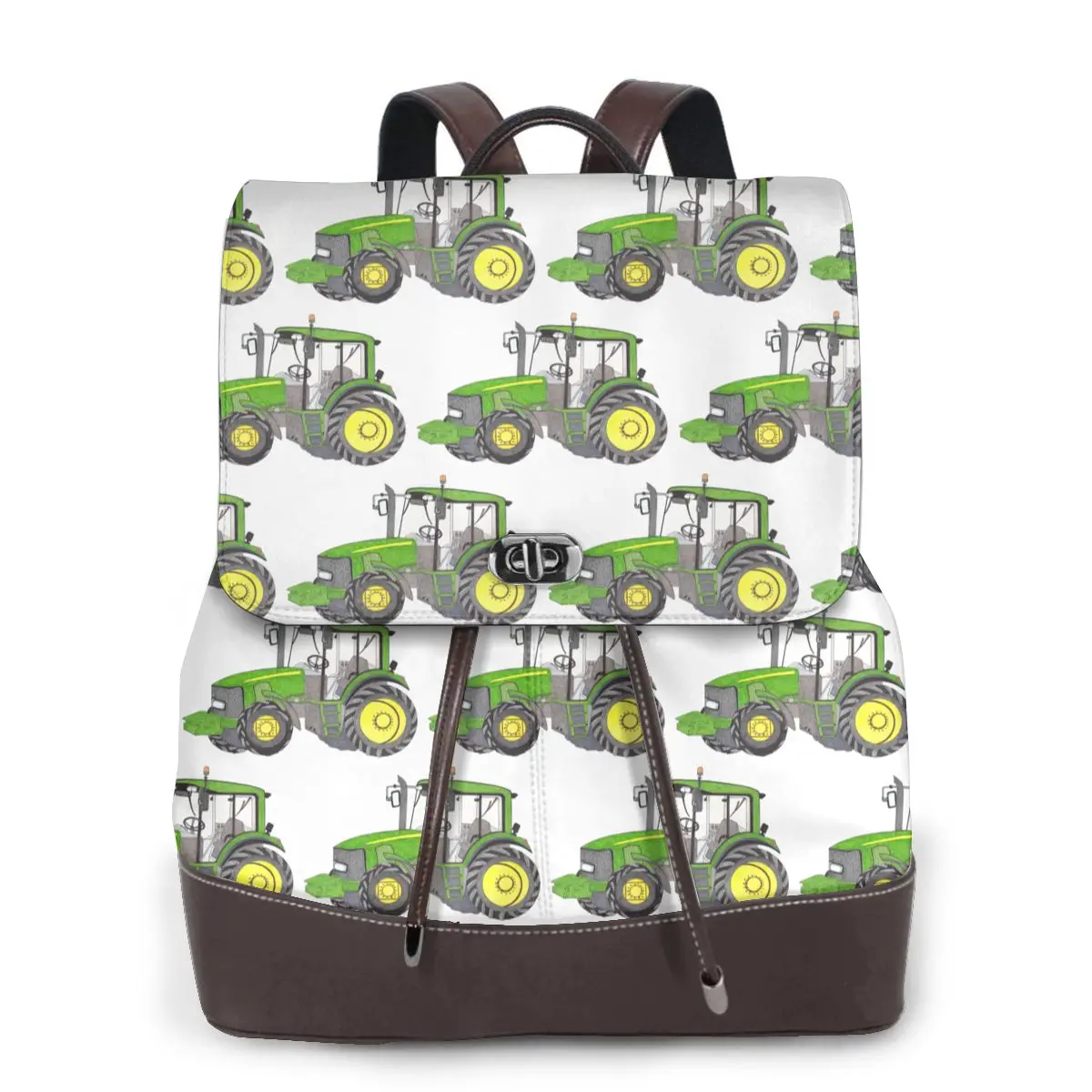 TRACTOR Bookbag School Student Bags Hiking Travel Daypack for Women Fashion Derma Backpack