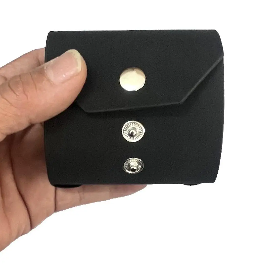 新型三つバックルレザーウォレット-実用的な現金入れ-長財布-ソリッドカラー-abs素材-機能的な小型バッグ-男女兼用