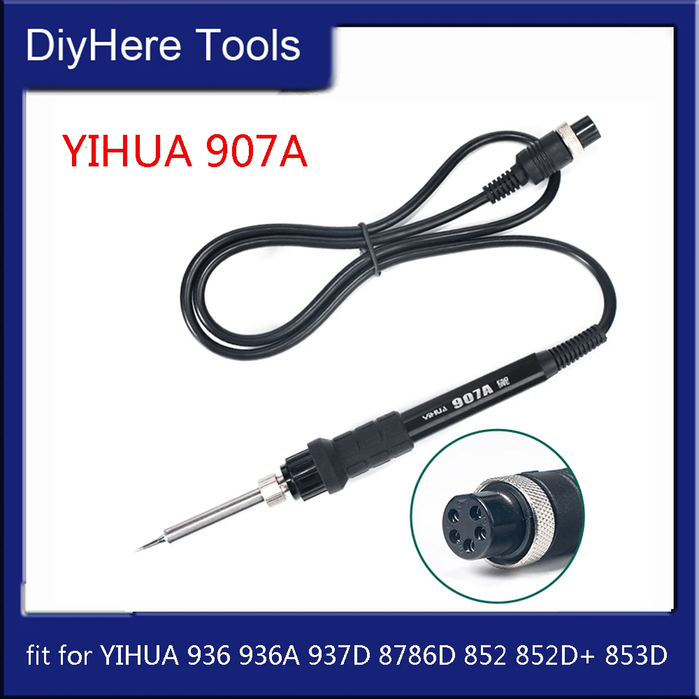 5 Holes YIHUA 907A 45W Soldering Iron Handle For YIHUA 936 936A 937D 8786D 852 852D+ 853D 898D