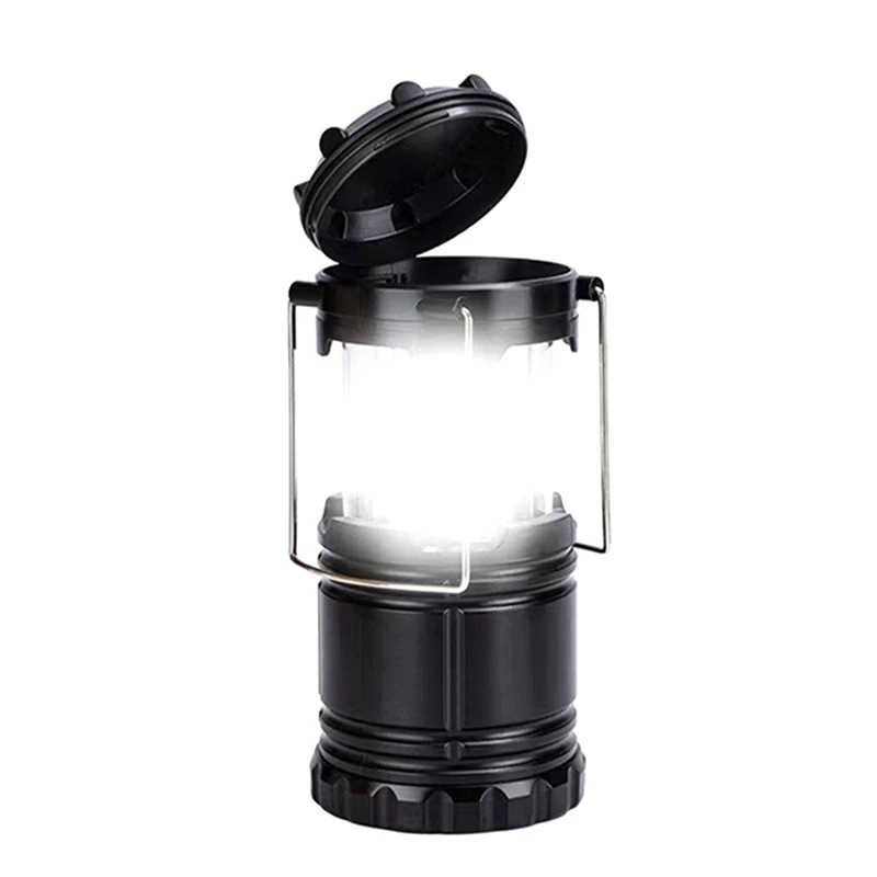 Collapsible Camping Lantern Bright Battery Powered Hanging Lanterns With Fan, For Camping Hiking