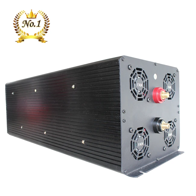 TRUE power 6000w Pure sine wave inverter off-grid LCD display remote control 12000W peak power