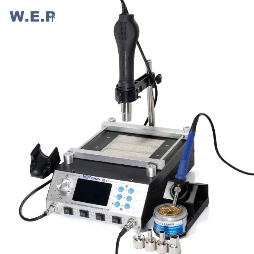 

WEP 853AAA+ BGA Welding Machine Program -Controlled Automatic Preheating Hot Air Soldering Iron