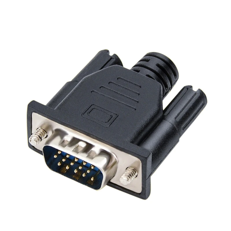 VGA Virtual Display Adapter Plug EDID Headless Emulator Lock Plate Monitor Adapter For DDC EDID Video