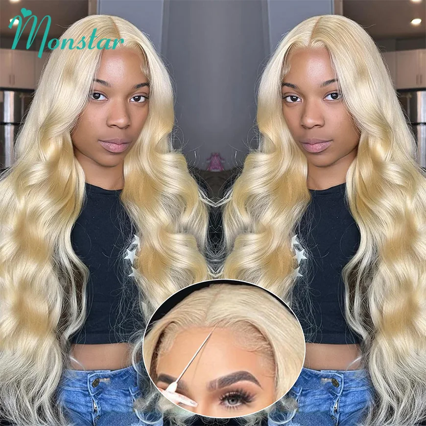 Glueless Wig Human Hair Ready To Wear Pre Cut 5*5 Hd Closure Wig Brazilian Body Wave Blonde 613 Lace Front Wigs 13x6 Hd Lace Wig