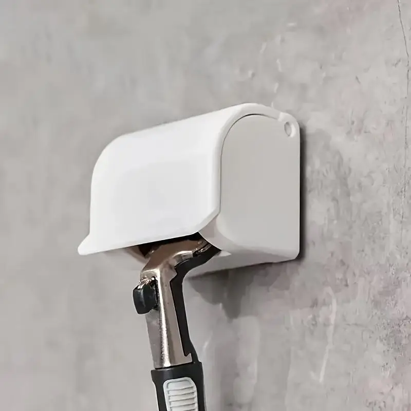 Adhesive Razor Holder Wall Mounted Bathroom Waterproof And Dustproof Hook For Shower Hook Rack Shaver Shaving Holder