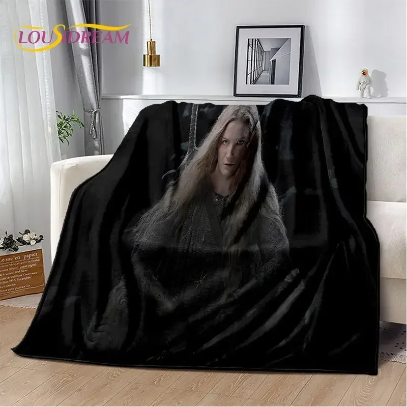 

Мягкое плюшевое одеяло The Rings of Power TV Movie, фланелевое одеяло для гостиной, спальни, кровати, дивана, пикника, детское покрывало