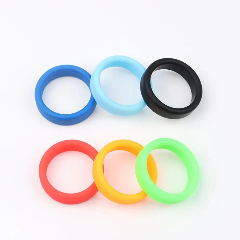 1/3Pcs Thick Flat Silicone Rubber Ring Tightle Diameter 35mm Stretchable Wheel Ring  Silicone Luggle Wheel Hoops