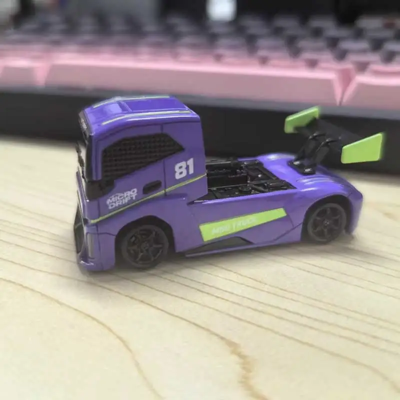 Carro de controle remoto mclaren 1:87 mini carro de controle remoto mc081 4wd carro de controle remoto elétrico caminhão de deriva