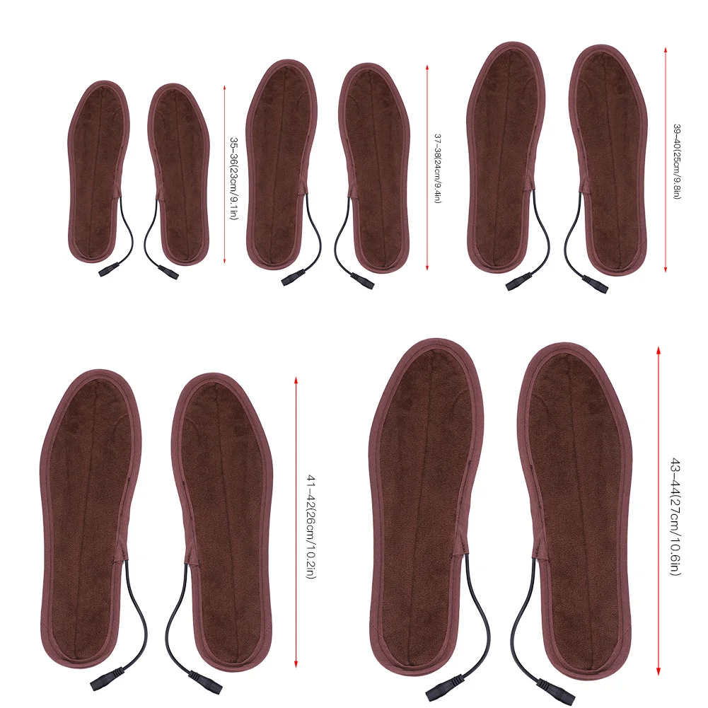 Electric Heated Shoe Insoles Comfortable Feet Warmer Temperature Controller