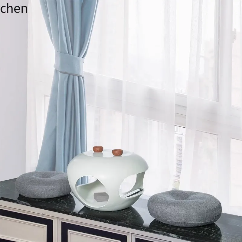 Bay Window Small Coffee Table Multi-Functional Stool Tatami Small Low Table