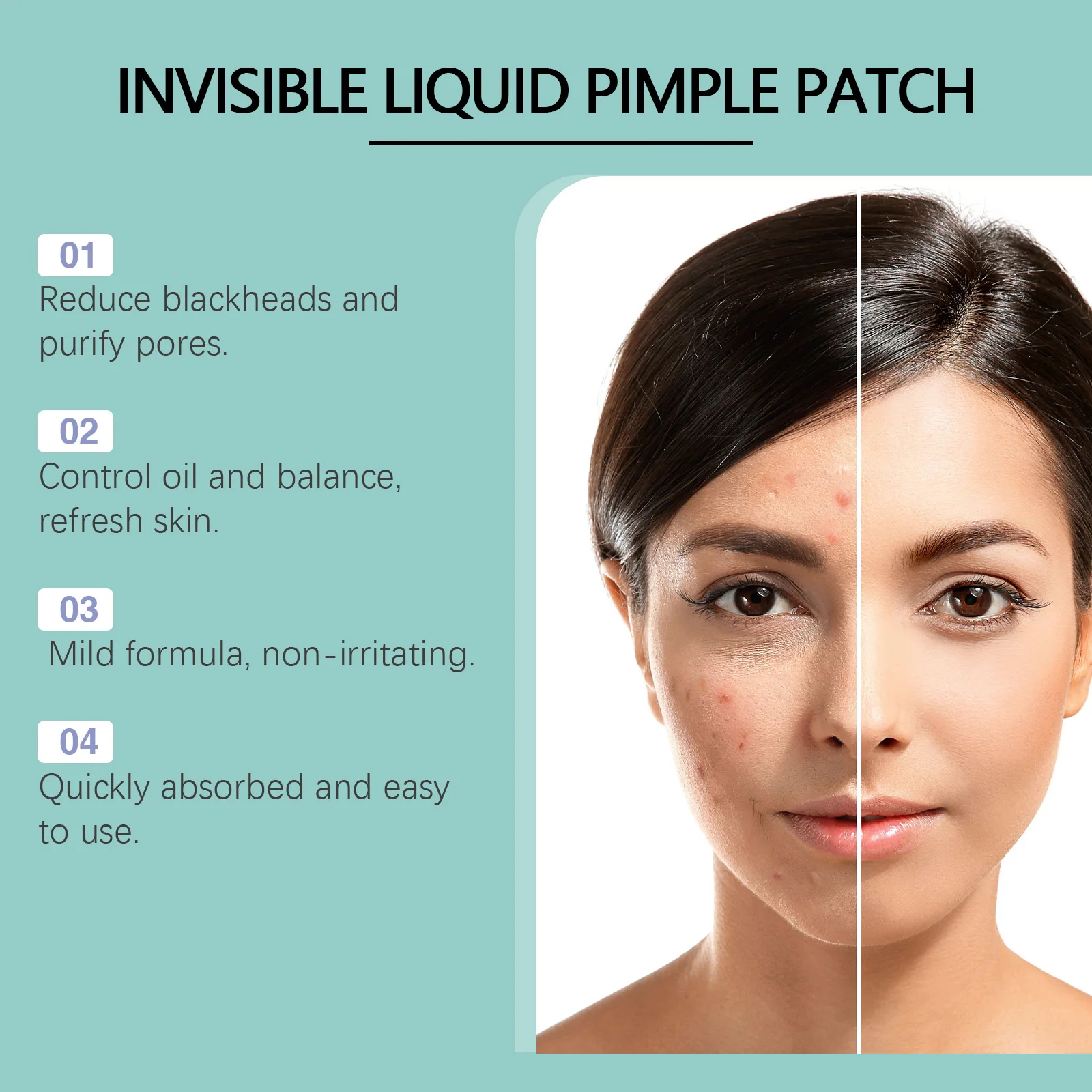 Acne Repair Facial Serum Lighten Dark Spots Face Brightening Niacinamide Licorice Root Extract Serum Skin Care Products