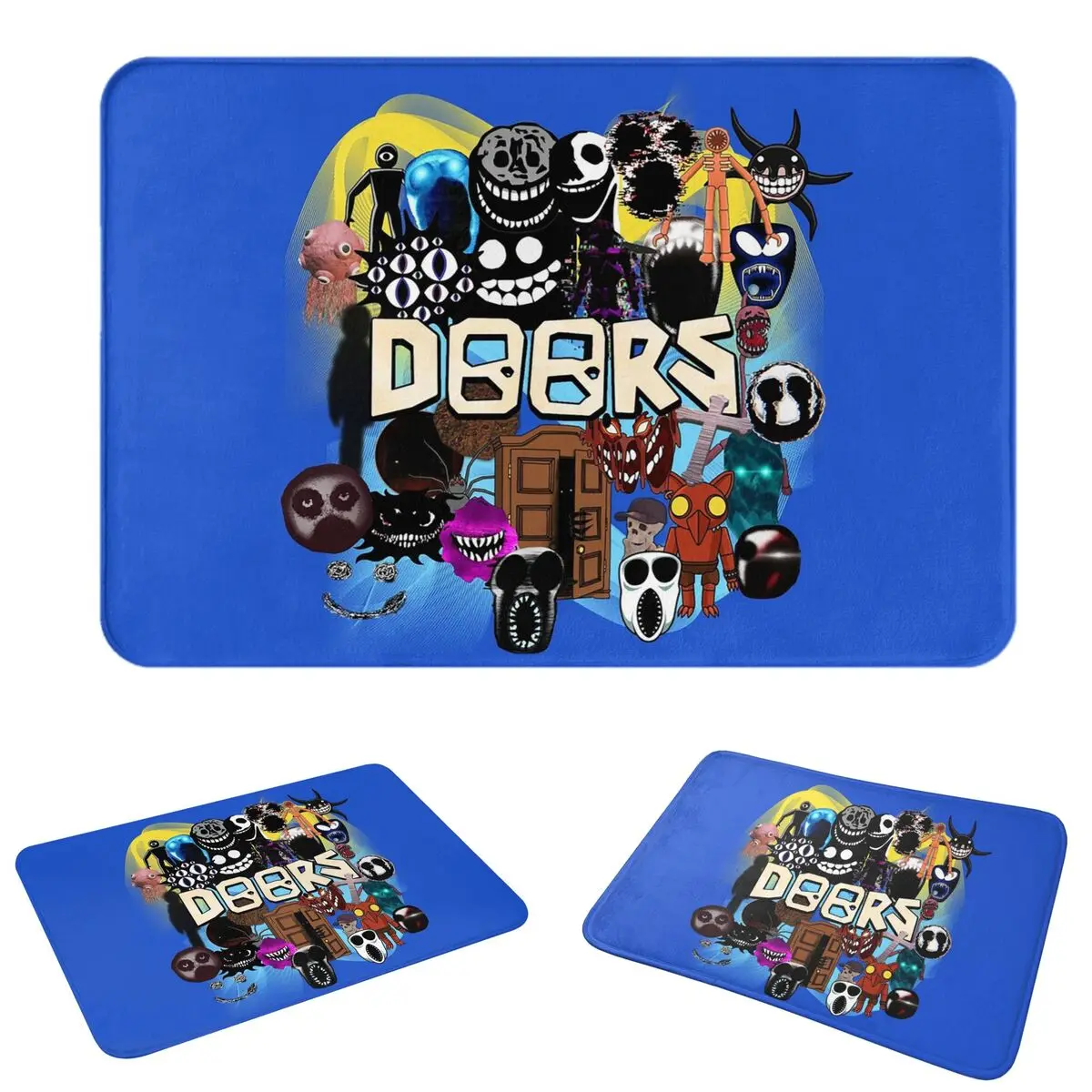 Doors Entities New Doors Game Update  Anti-slip Doormat Floor Mat Antiwear Carpet Rug for Kitchen Entrance Home Bedroom Footpad