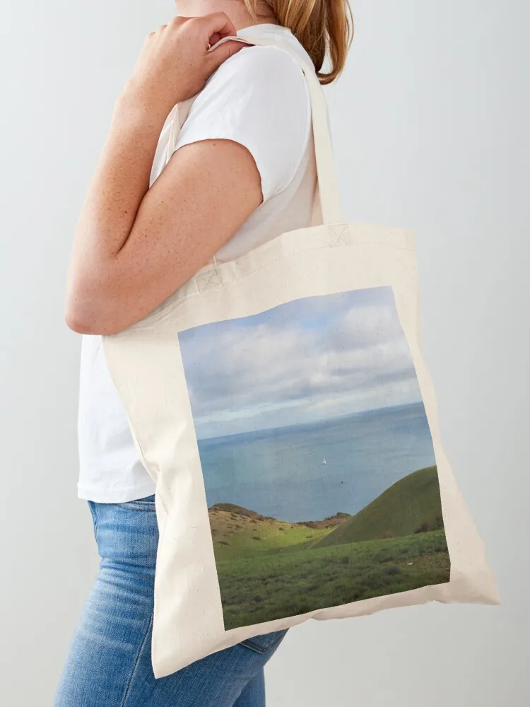 

Ocean Beyond The Hills Tote Bag Reusable bags female bag custom bags