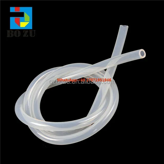 printer spare parts of silicon ink tube transparent plastic single tube for printer machine