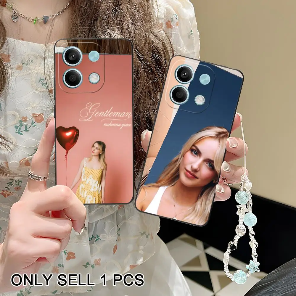 

Mckenna Grace Phone Case for POCO M7 M6 M5 M4 M3 X8 X7 X6 X5 X4 X3 Pro GT 5G Soft TPU Shockproof Cover