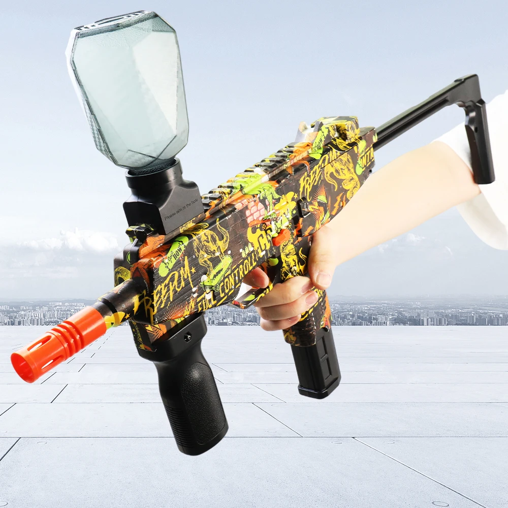 

MP9 Rechargeable Electric Blaster - Automatic Outdoor Toy Gun for Team Battles - Ideal Gift (No Bullets Included）