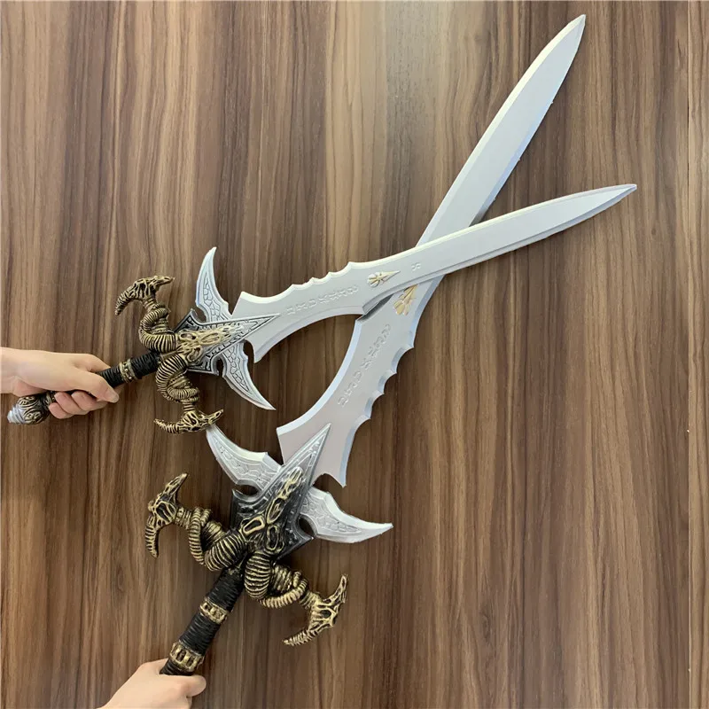 FC 1:1 Big Sheep Head Sword Lich Sword Beast King Sword Game Anime Movie Sword Knight Role Playing Cosplay Safety PU Gift