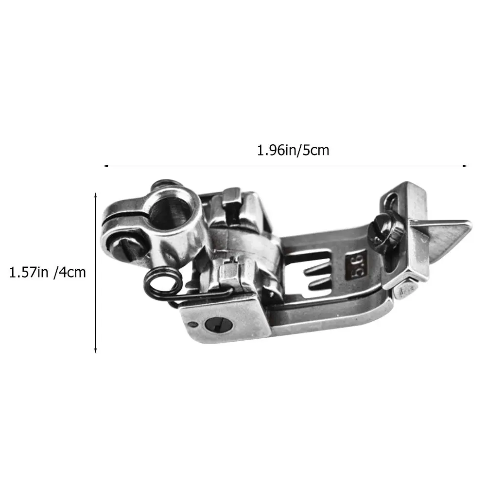 Flat Seaming Machine Presser Foot Robust Stainless Steel Flat Seaming Presser Foot Sewing Machine Accessory for Thick Thin