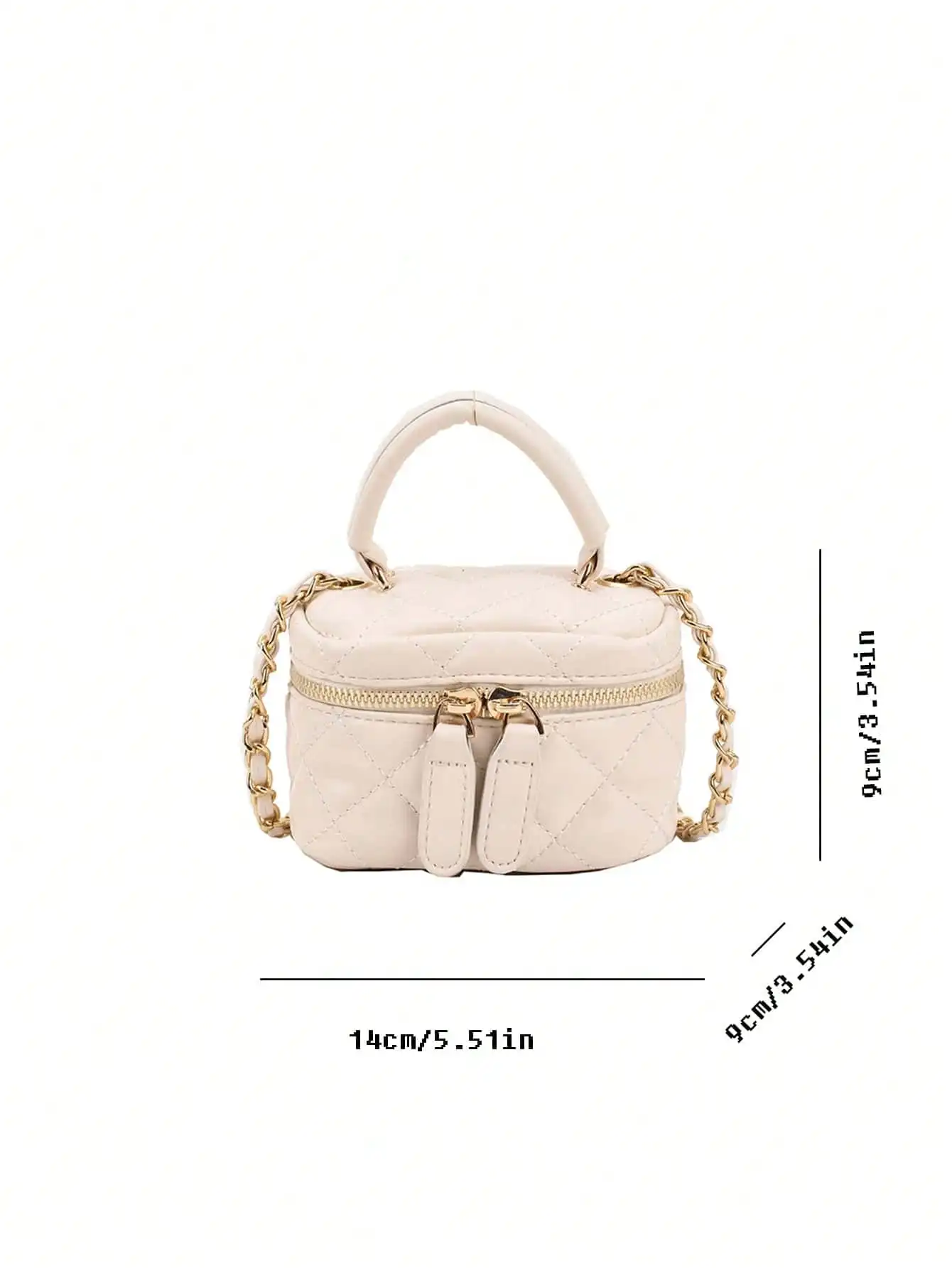 حقيبة دلو صغيرة مبطنة خفيفة الوزن - للفتيات المراهقات/الطلاب/العمال ذو الياقات البيضاء، مثالية للتنقل اليومي/التنقل