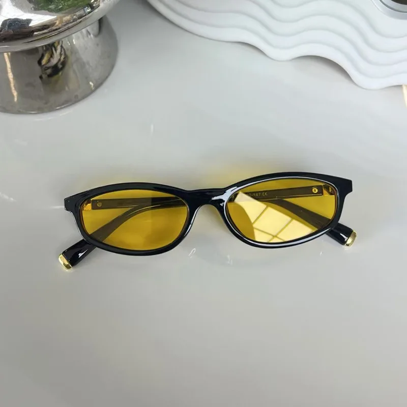 Vintage Kleine Rahmen Damen Kätzchen Brille High-End Sonnenbrille Niedliche Sonnenbrille Sexy Leopard Retro Damen Luxus Sonnenbrille – Detail 5