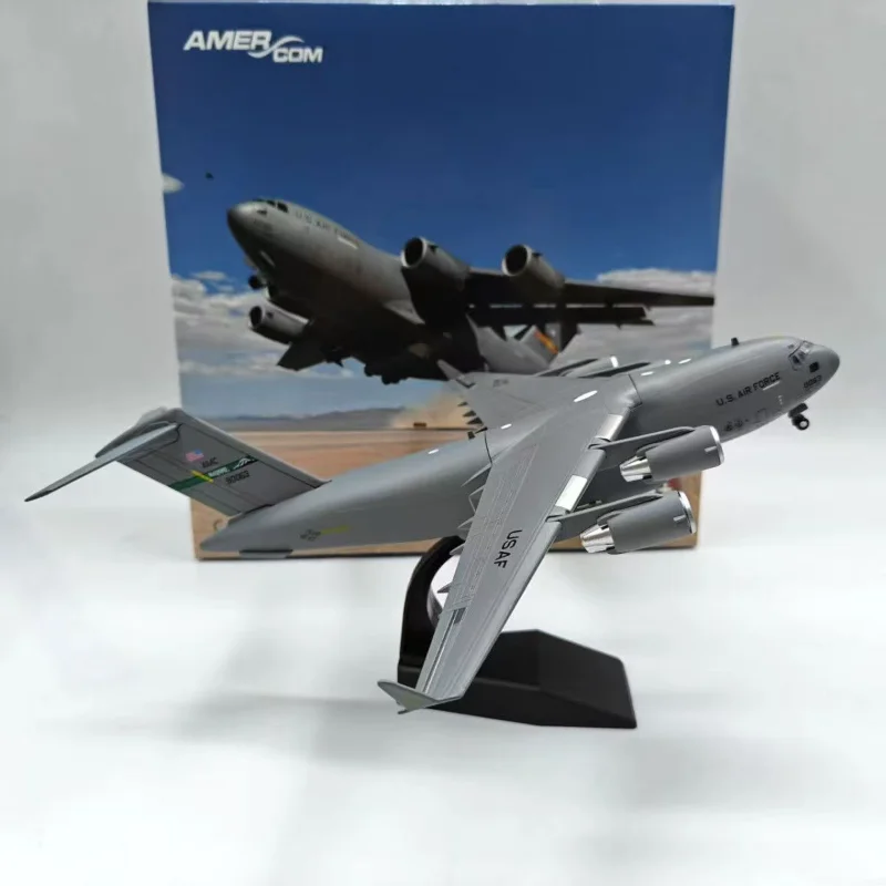 

Diecast 1:200 Scale US Air Force C17 Global Fighter Transporter AMER Alloy Aircraft Model Collectible Toy Gift Souvenir Display