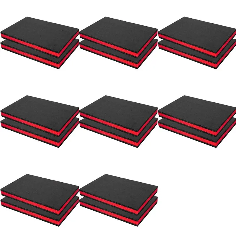 ABXD 16PCS Customizable EPE Foam Sheets For Toolbox Organization, Shock-Absorbing Protection 400X300x25mm
