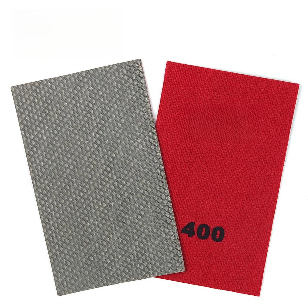 For Polishing Sandpaper Diamond Electroplated Abrasive Sanding Sheet 90*55mm Wet Dry Use Grinding Polishing Tools