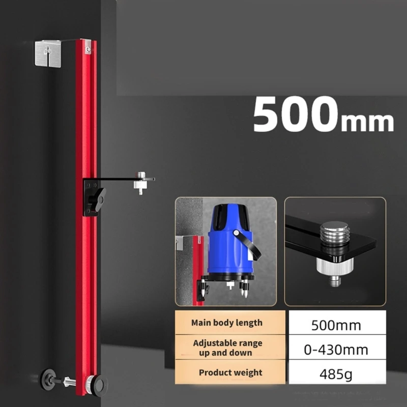 Suporte montagem parede nivelado Os suportes parede nivelados suportam hardware à prova d'água facilmente