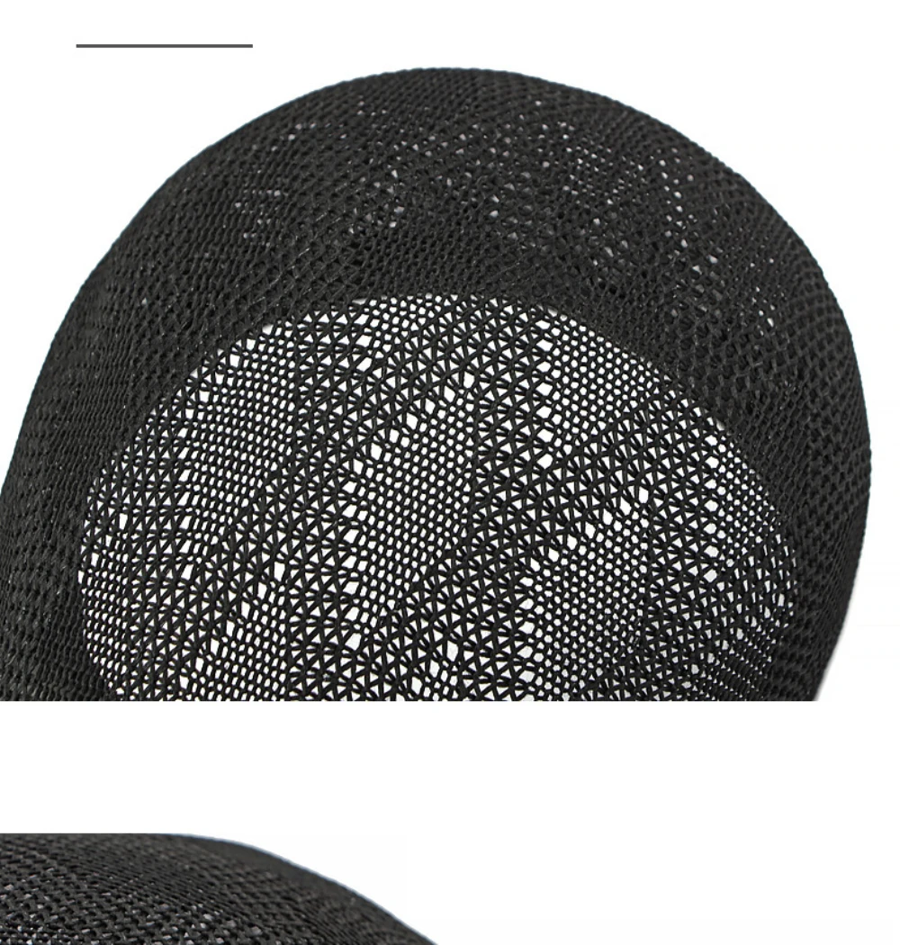 HT5128 Neue Frühling-Sommer Sonnenhüte und Kappen für Herren und Damen, Künstlerhut, Malerhut, Unisex Ivy Flat Cap, Atmungsaktive Netz-Baskenmütze – Detail 3