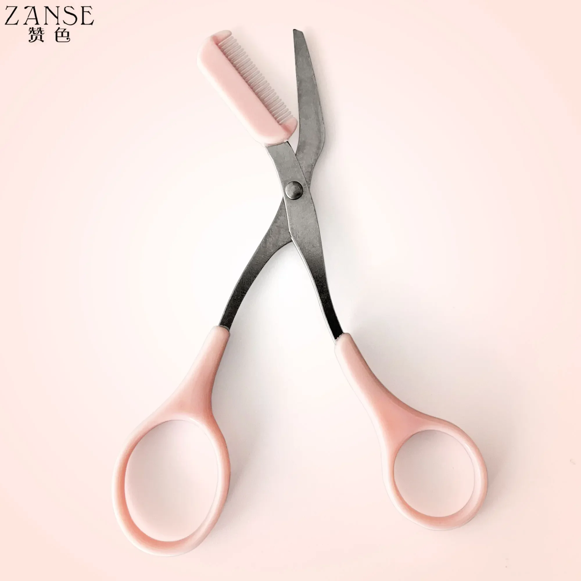 Eyebrow Trimmer Scissor Beauty Products for Women Eyebrow Scissors with Comb Stainless Steel Makeup Tools Beauty Scissors