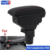 For Leapmotor t03 Armrest box Leapmotor t03 Car Armrest Central storage box Interna Retrofit USB Charging Car Accessories