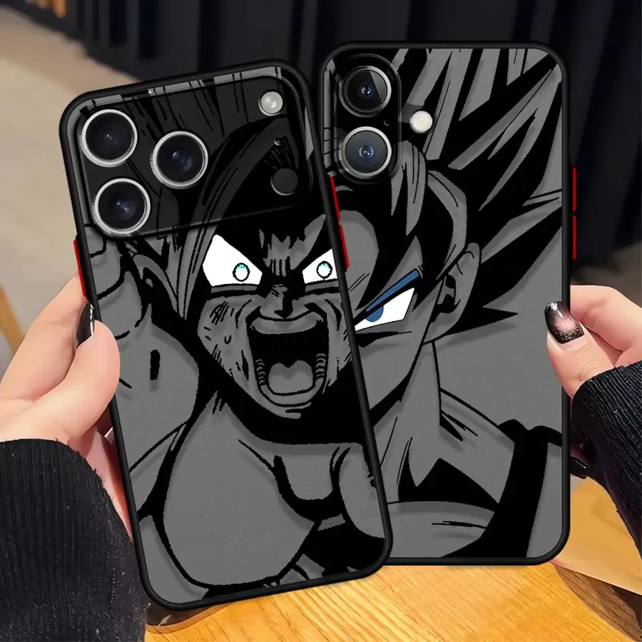 

Anime GokuS Vegetas Phone Case For Xiaomi Redmi Note 14 13 12 12S 11 11S 10 10S 9T 9S 8 7 Pro Plus 4G 5G Matte Clear Back Cover
