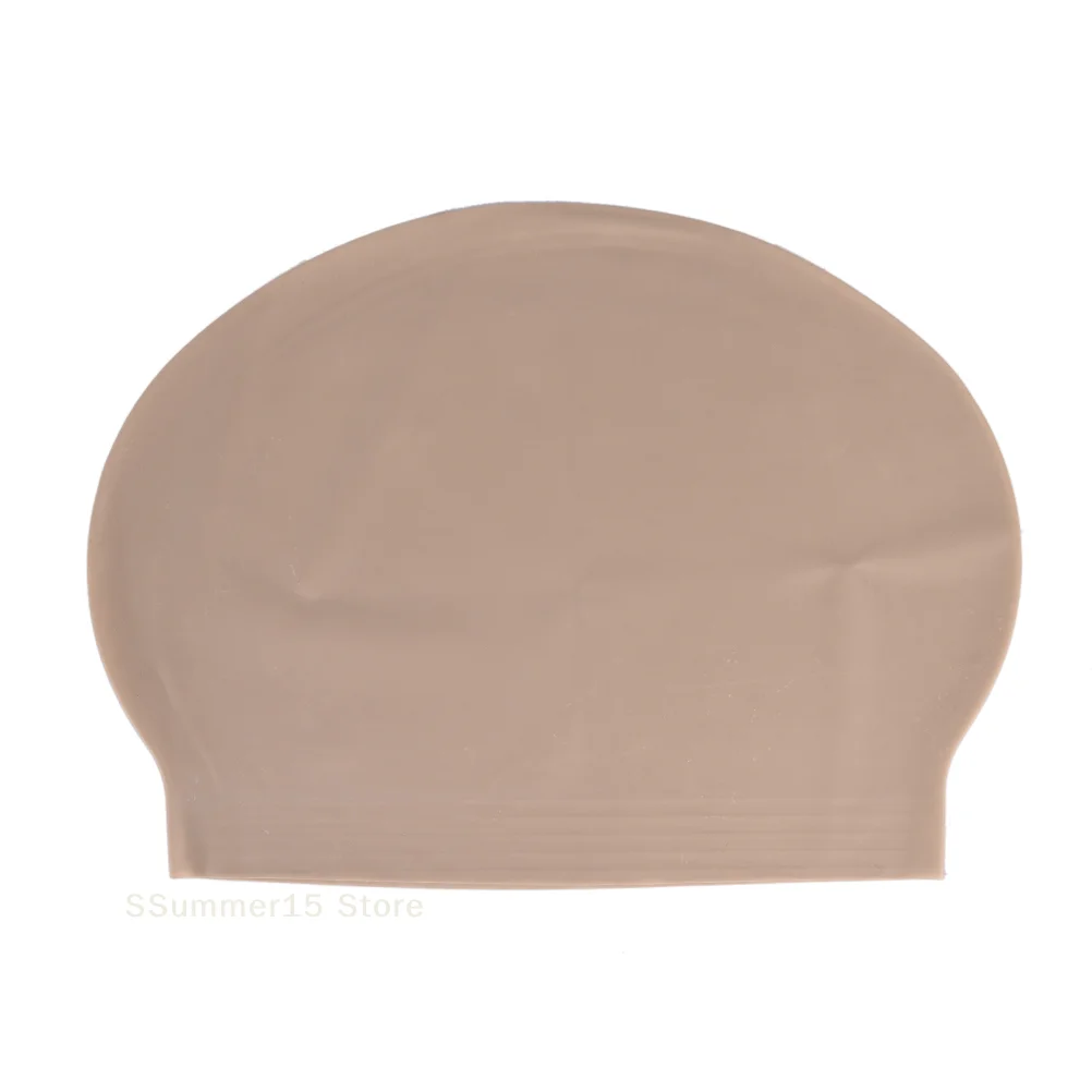 【R】1pc Fake Latex Flesh Skin Unisex Bald Head Wig Cap Rubber Skinhead Costume Prank
