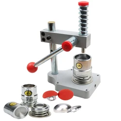 Multifunctional Hand Press for Covered Fabric Button Snap Buttons Double Cap Rivets Eyelet Grommet DIY Handmade Accessories